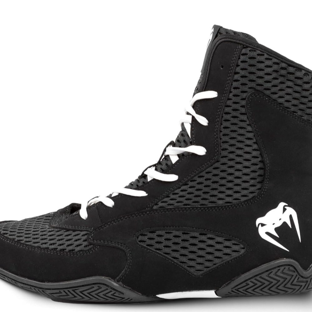 Black High-Top Men's Shoes